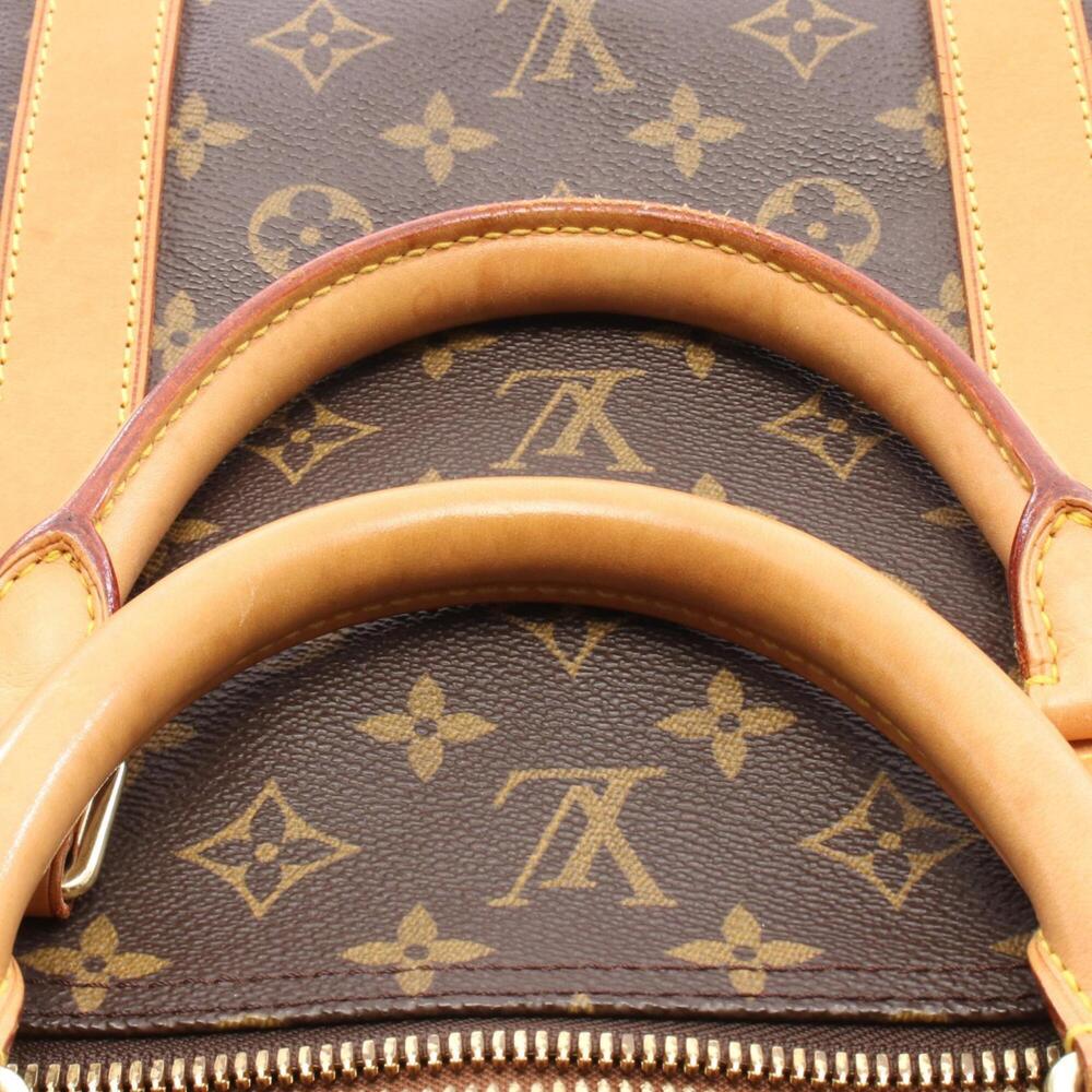LOUIS VUITTON Brown Monogram Leather Boston Bag - Picture 9 of 9